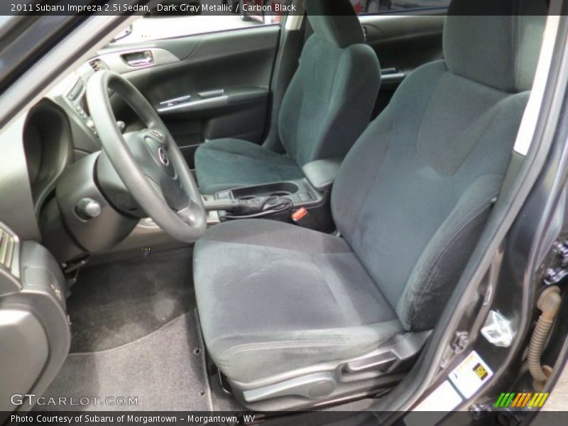 Dark Gray Metallic / Carbon Black 2011 Subaru Impreza 2.5i Sedan