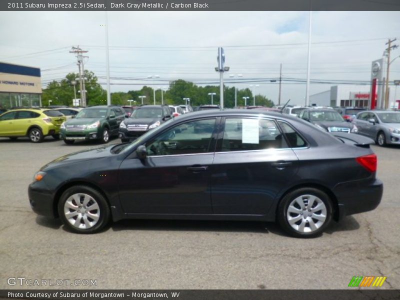 Dark Gray Metallic / Carbon Black 2011 Subaru Impreza 2.5i Sedan