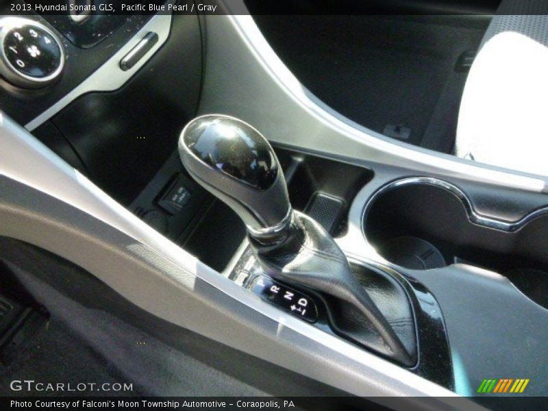 Pacific Blue Pearl / Gray 2013 Hyundai Sonata GLS