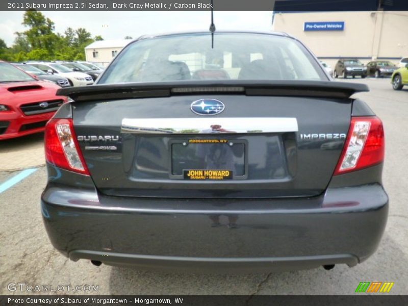 Dark Gray Metallic / Carbon Black 2011 Subaru Impreza 2.5i Sedan