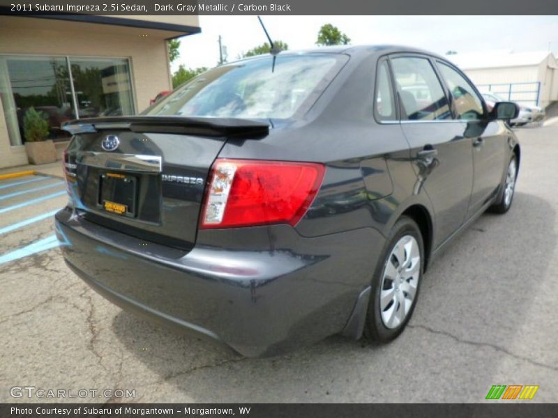 Dark Gray Metallic / Carbon Black 2011 Subaru Impreza 2.5i Sedan