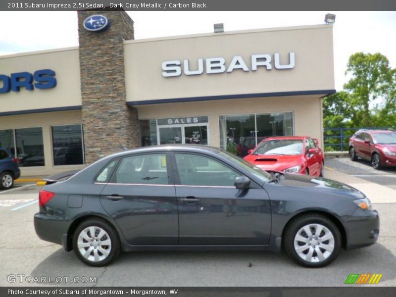 Dark Gray Metallic / Carbon Black 2011 Subaru Impreza 2.5i Sedan
