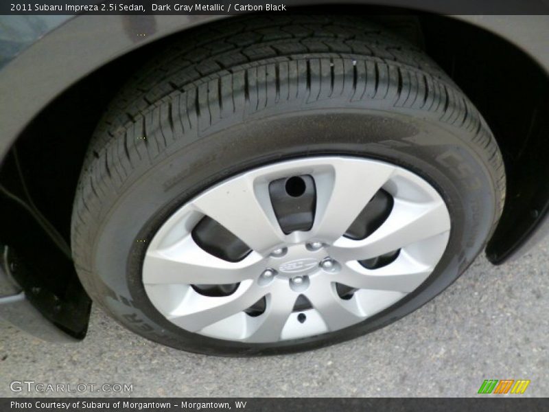 Dark Gray Metallic / Carbon Black 2011 Subaru Impreza 2.5i Sedan