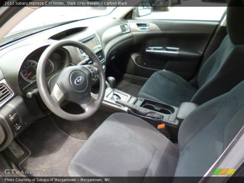 Dark Gray Metallic / Carbon Black 2011 Subaru Impreza 2.5i Sedan