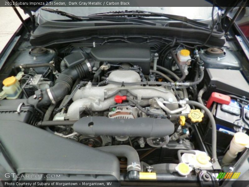 Dark Gray Metallic / Carbon Black 2011 Subaru Impreza 2.5i Sedan
