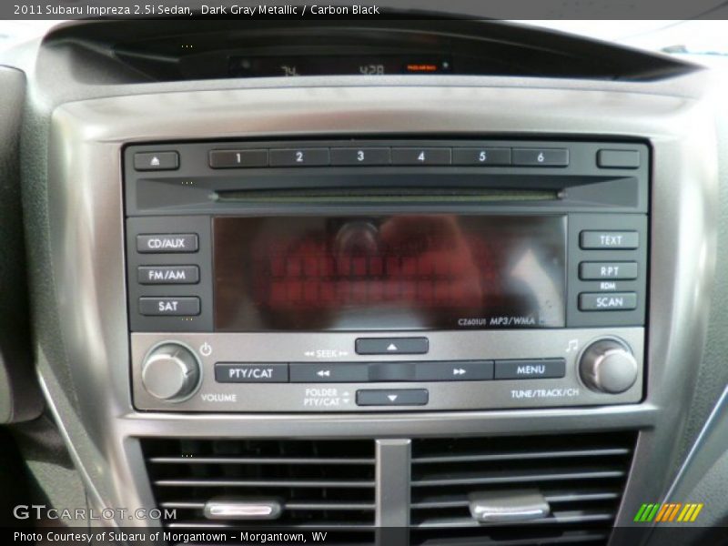 Dark Gray Metallic / Carbon Black 2011 Subaru Impreza 2.5i Sedan