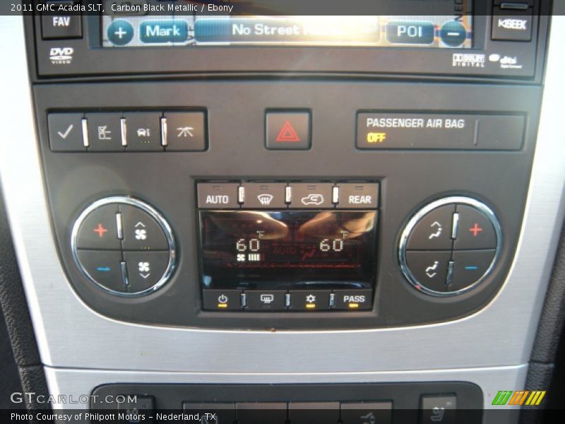 Carbon Black Metallic / Ebony 2011 GMC Acadia SLT