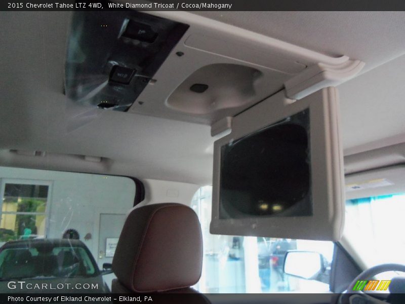 White Diamond Tricoat / Cocoa/Mahogany 2015 Chevrolet Tahoe LTZ 4WD