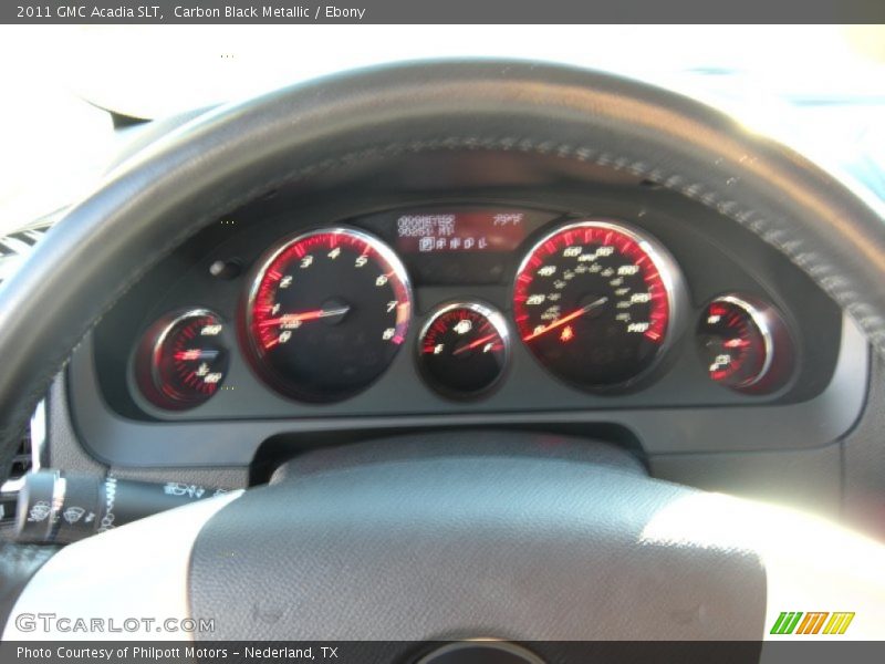 Carbon Black Metallic / Ebony 2011 GMC Acadia SLT