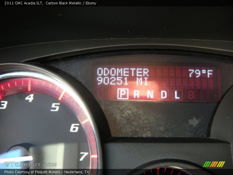 Carbon Black Metallic / Ebony 2011 GMC Acadia SLT