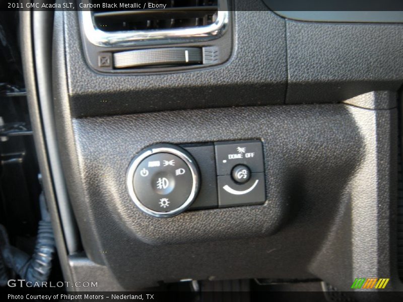 Carbon Black Metallic / Ebony 2011 GMC Acadia SLT