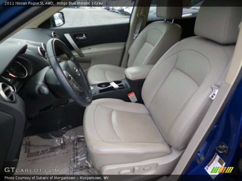 Indigo Blue Metallic / Gray 2011 Nissan Rogue SL AWD