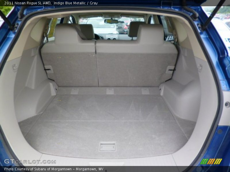 Indigo Blue Metallic / Gray 2011 Nissan Rogue SL AWD
