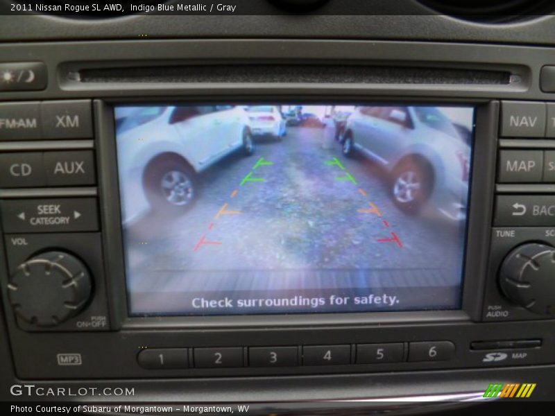 Indigo Blue Metallic / Gray 2011 Nissan Rogue SL AWD