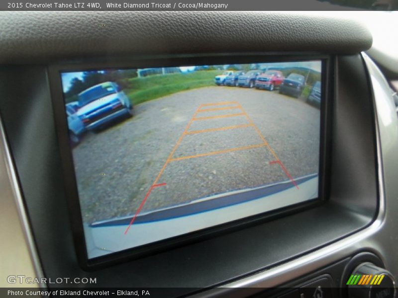 White Diamond Tricoat / Cocoa/Mahogany 2015 Chevrolet Tahoe LTZ 4WD