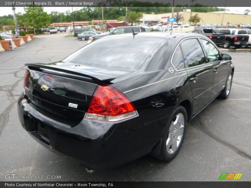 Black / Neutral Beige 2007 Chevrolet Impala SS