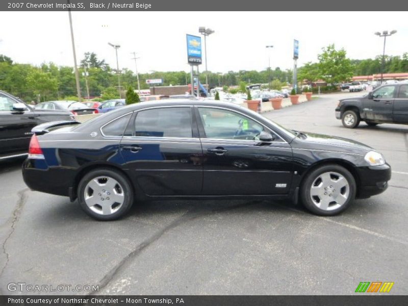 Black / Neutral Beige 2007 Chevrolet Impala SS