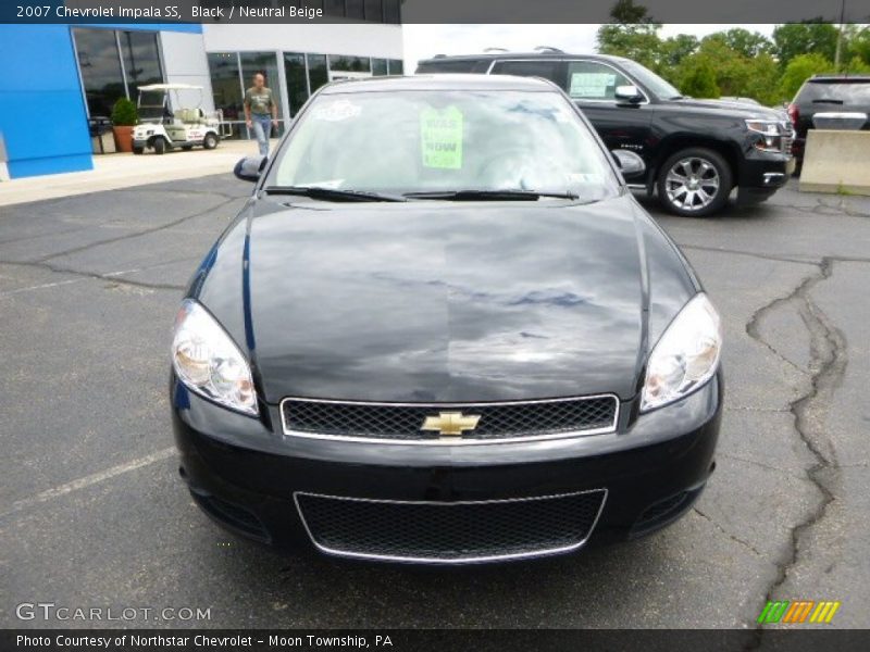 Black / Neutral Beige 2007 Chevrolet Impala SS