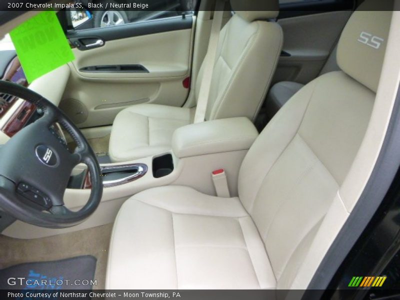 Black / Neutral Beige 2007 Chevrolet Impala SS