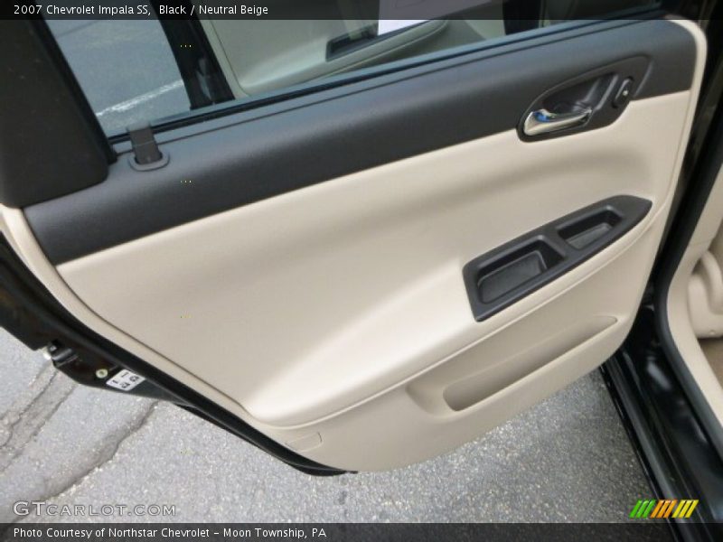 Black / Neutral Beige 2007 Chevrolet Impala SS