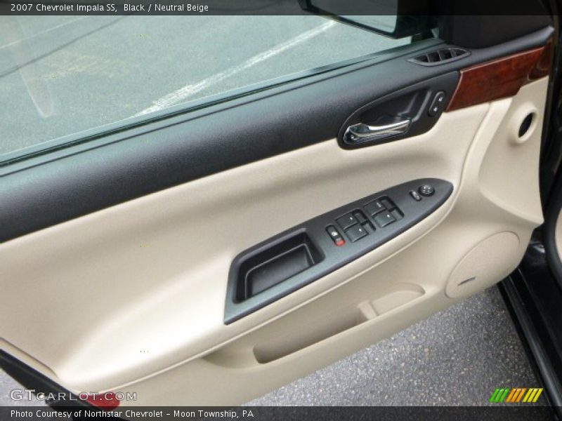Black / Neutral Beige 2007 Chevrolet Impala SS
