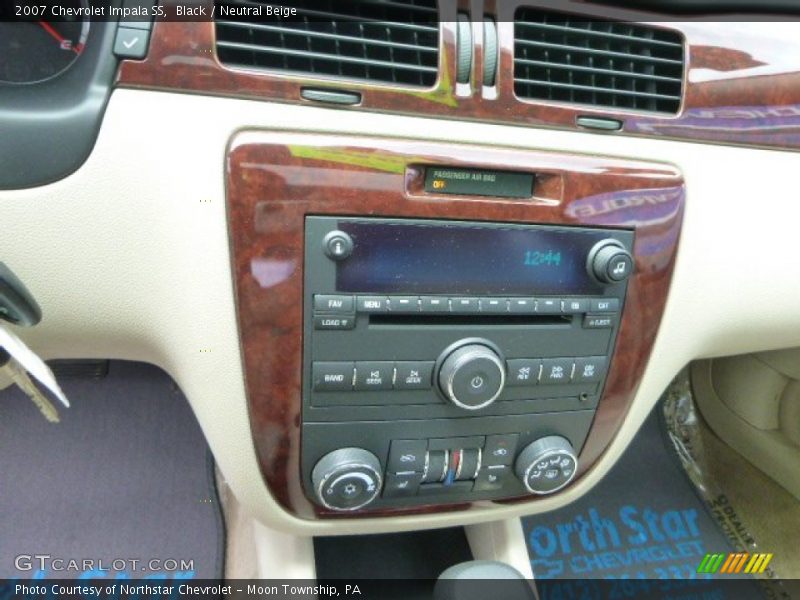 Black / Neutral Beige 2007 Chevrolet Impala SS