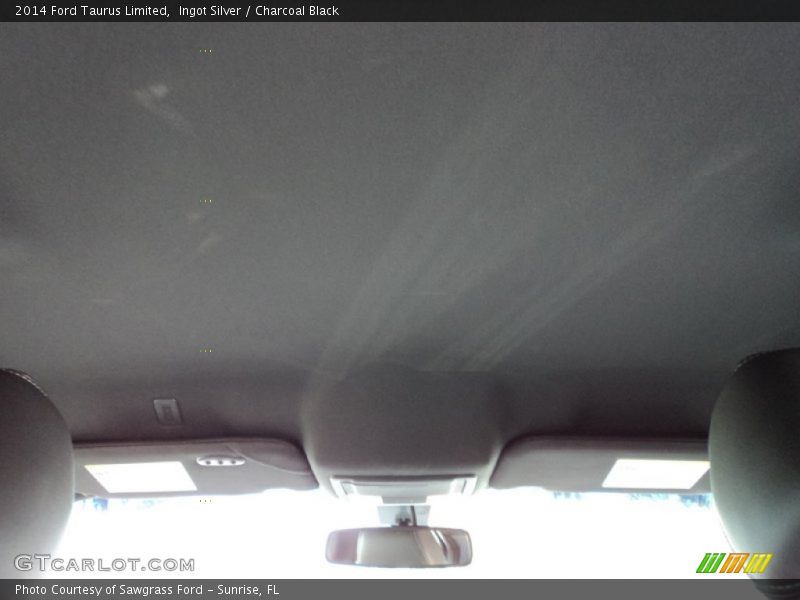 Ingot Silver / Charcoal Black 2014 Ford Taurus Limited