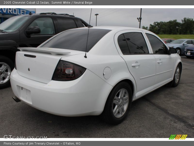 Summit White / Neutral Beige 2005 Chevrolet Cobalt LS Sedan