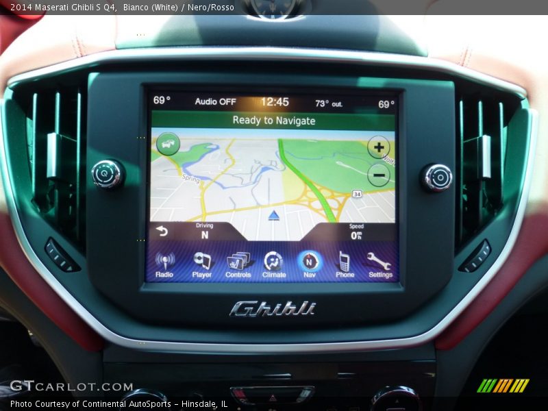 Bianco (White) / Nero/Rosso 2014 Maserati Ghibli S Q4