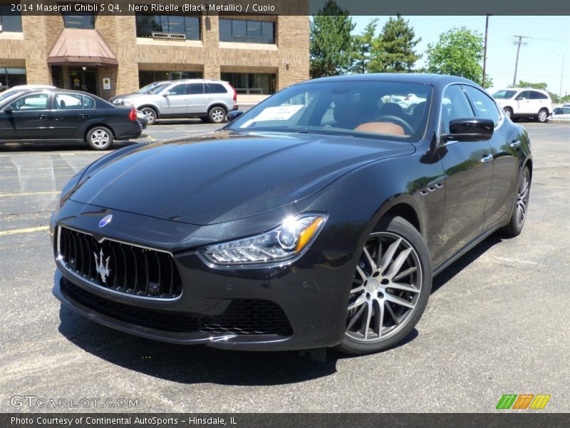 Nero Ribelle (Black Metallic) / Cuoio 2014 Maserati Ghibli S Q4
