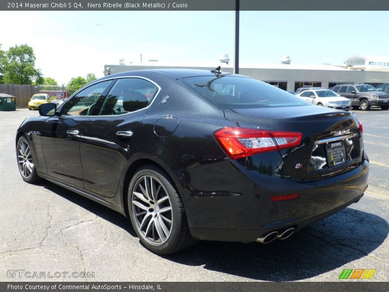 Nero Ribelle (Black Metallic) / Cuoio 2014 Maserati Ghibli S Q4