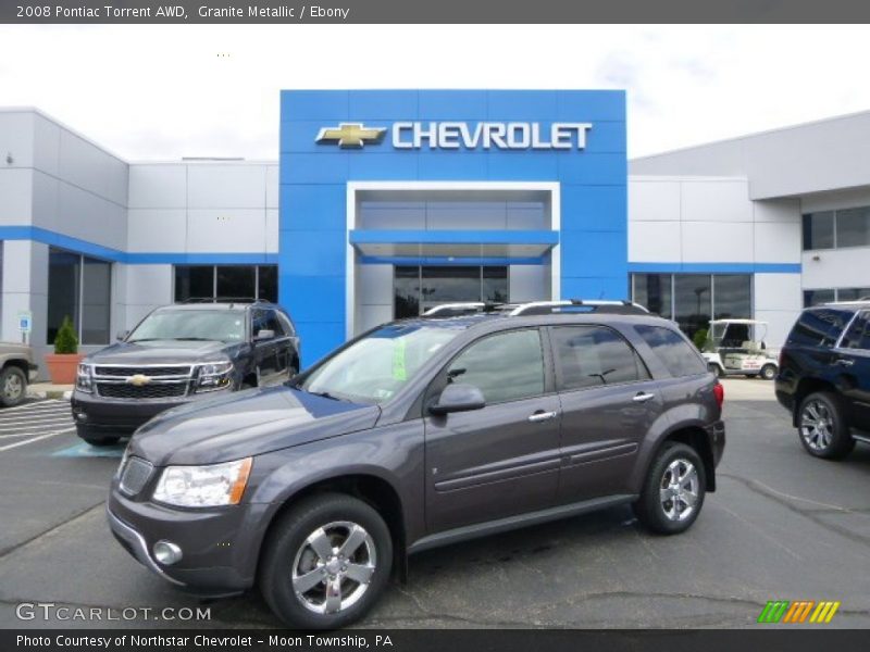 Granite Metallic / Ebony 2008 Pontiac Torrent AWD