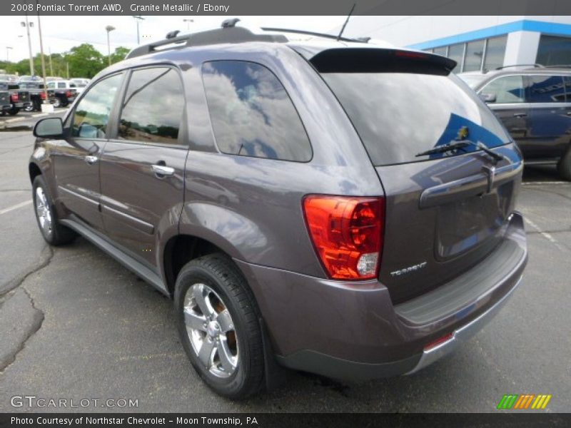 Granite Metallic / Ebony 2008 Pontiac Torrent AWD