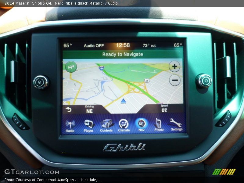 Nero Ribelle (Black Metallic) / Cuoio 2014 Maserati Ghibli S Q4