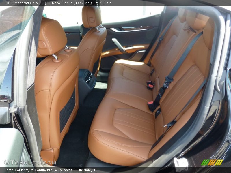 Nero Ribelle (Black Metallic) / Cuoio 2014 Maserati Ghibli S Q4