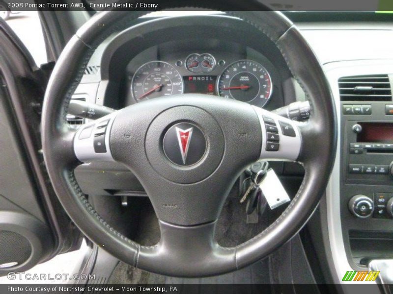Granite Metallic / Ebony 2008 Pontiac Torrent AWD