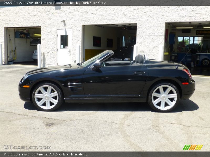 Black / Dark Slate Grey 2005 Chrysler Crossfire Limited Roadster