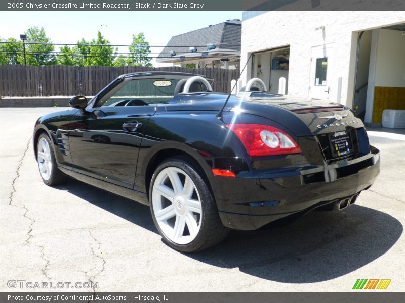 Black / Dark Slate Grey 2005 Chrysler Crossfire Limited Roadster