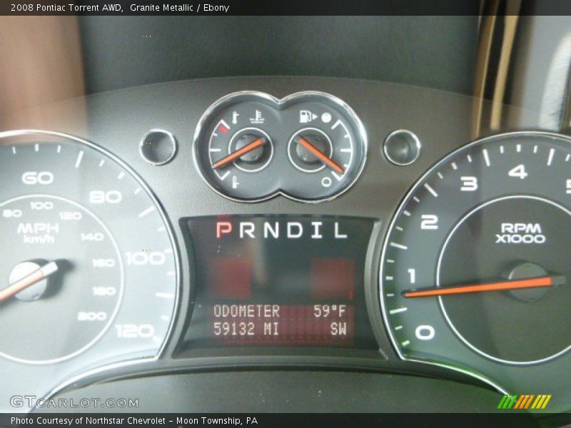 Granite Metallic / Ebony 2008 Pontiac Torrent AWD