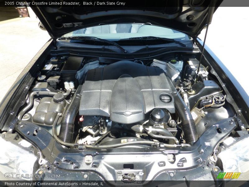 Black / Dark Slate Grey 2005 Chrysler Crossfire Limited Roadster