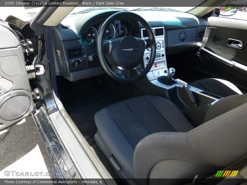 Black / Dark Slate Grey 2005 Chrysler Crossfire Limited Roadster