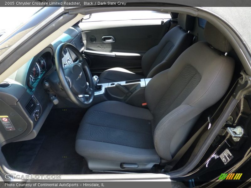 Black / Dark Slate Grey 2005 Chrysler Crossfire Limited Roadster