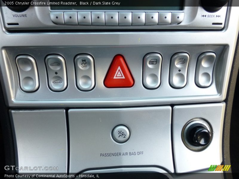 Controls of 2005 Crossfire Limited Roadster