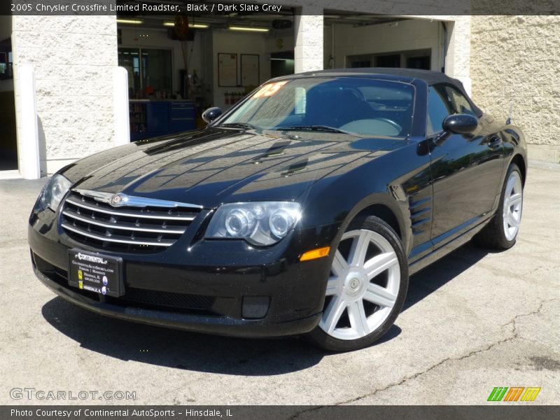 Black / Dark Slate Grey 2005 Chrysler Crossfire Limited Roadster
