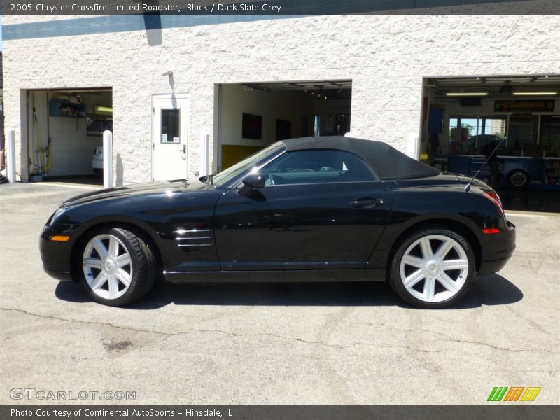 Black / Dark Slate Grey 2005 Chrysler Crossfire Limited Roadster