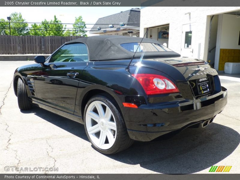 Black / Dark Slate Grey 2005 Chrysler Crossfire Limited Roadster