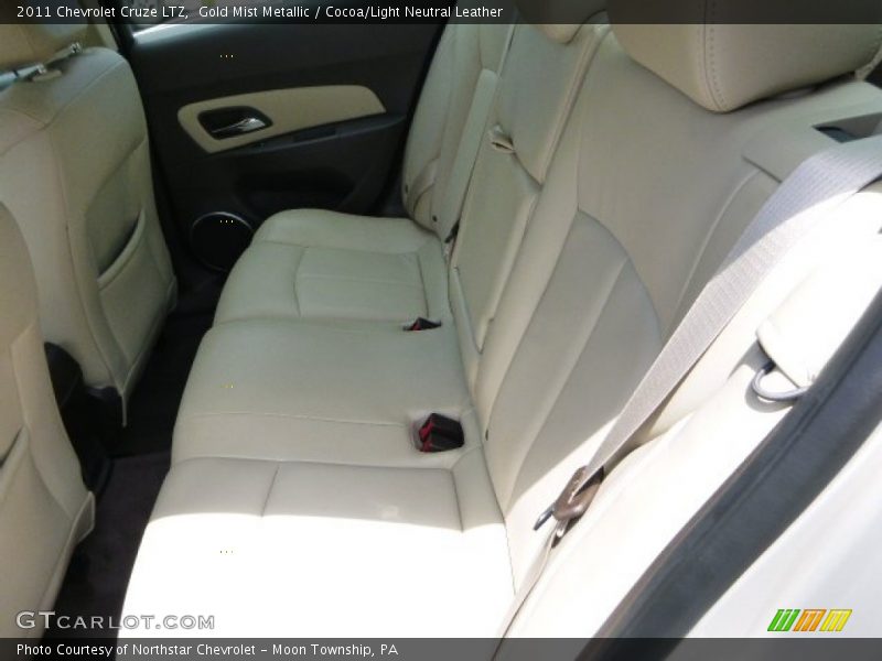 Gold Mist Metallic / Cocoa/Light Neutral Leather 2011 Chevrolet Cruze LTZ