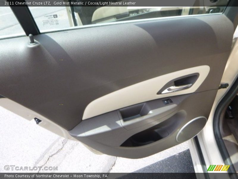 Gold Mist Metallic / Cocoa/Light Neutral Leather 2011 Chevrolet Cruze LTZ