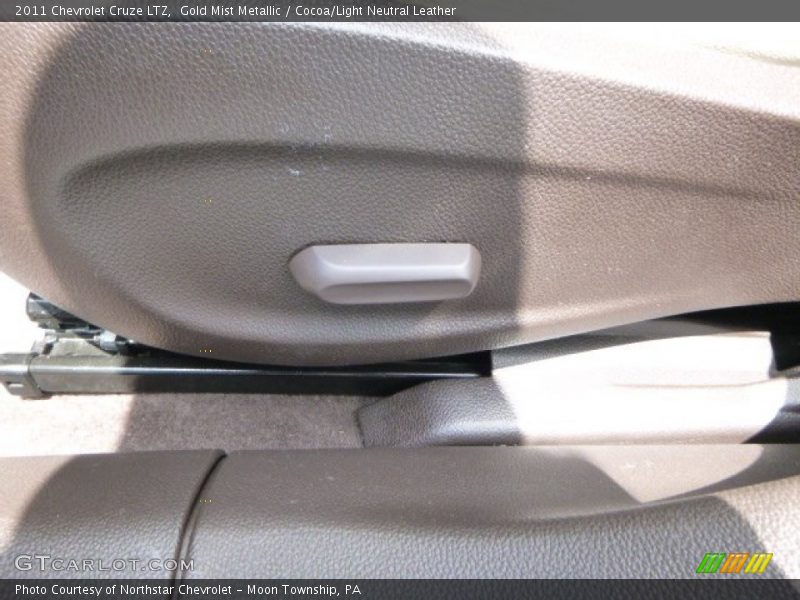 Gold Mist Metallic / Cocoa/Light Neutral Leather 2011 Chevrolet Cruze LTZ