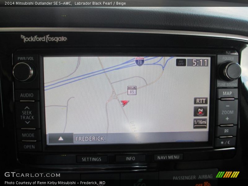 Labrador Black Pearl / Beige 2014 Mitsubishi Outlander SE S-AWC